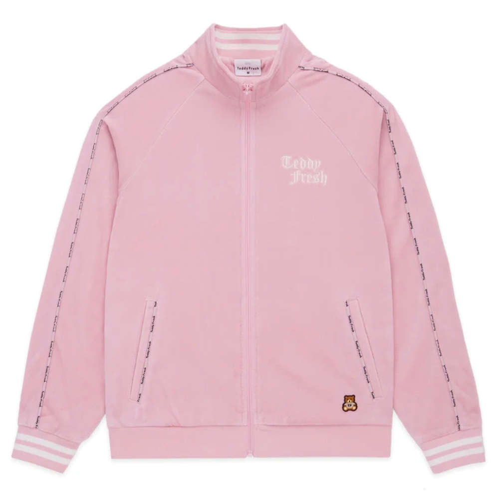 Teddy Fresh Light Pink Zip-Up Jacket